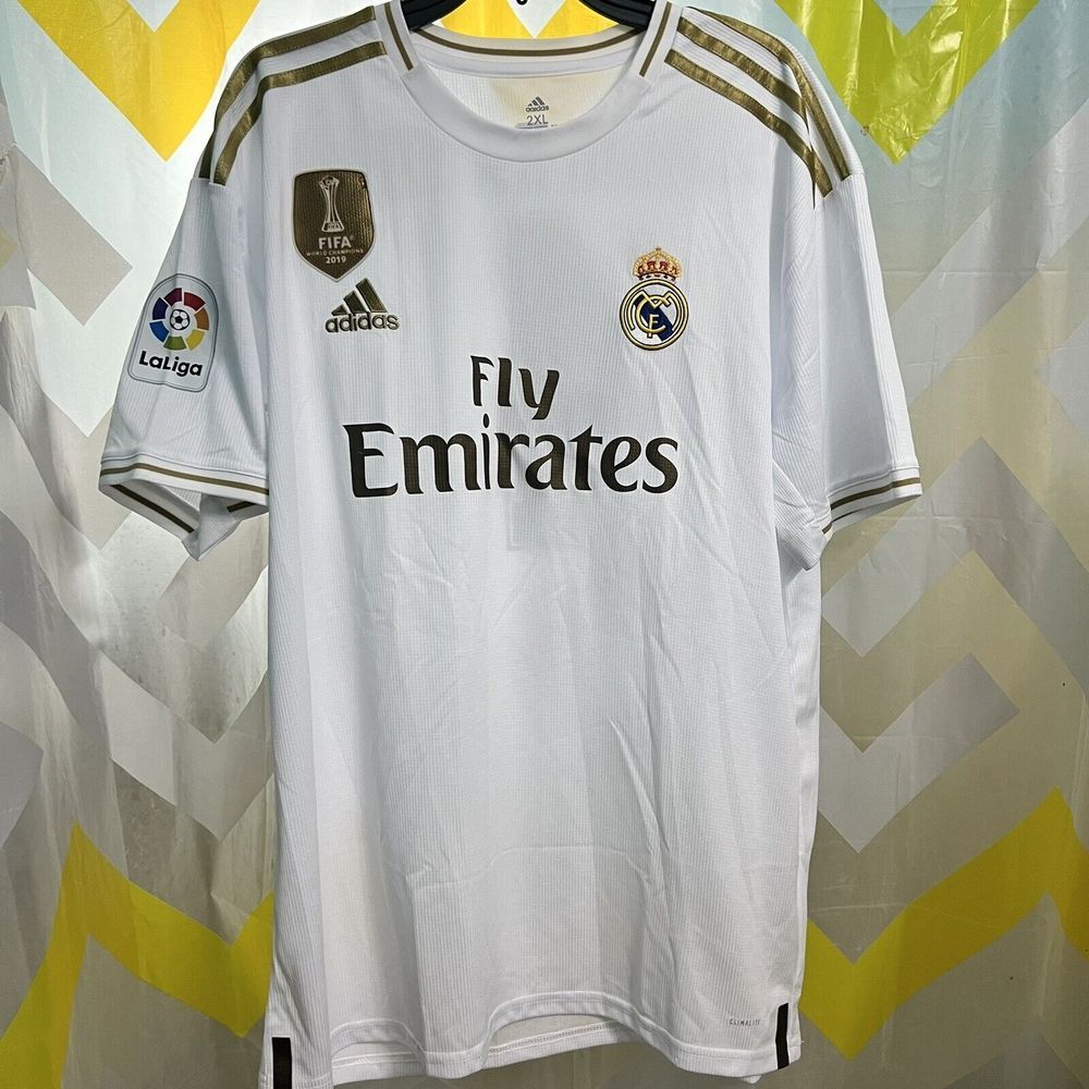 Adidas Real Madrid CF Sergio Ramos #4 2019/2020 Home Jersey L Liga Patch XL